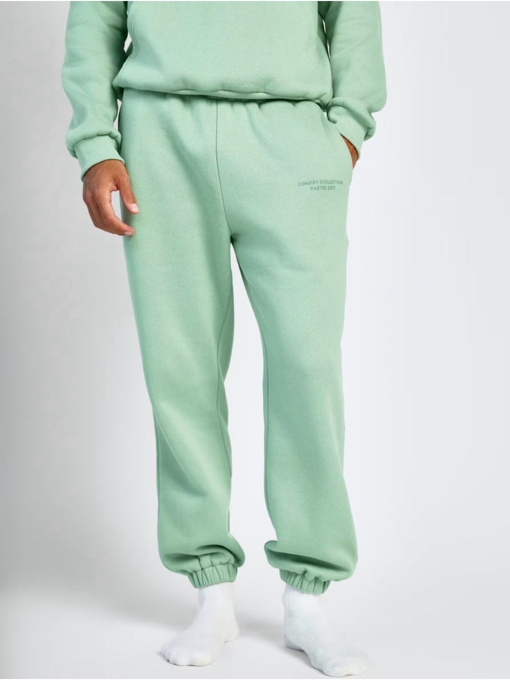 Unisex Mint Green Relaxed Jogger Pants